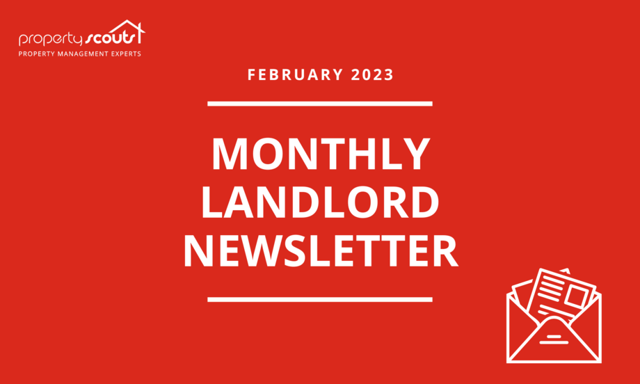 Propertyscouts Monthly Landlord Newsletter - February 2023