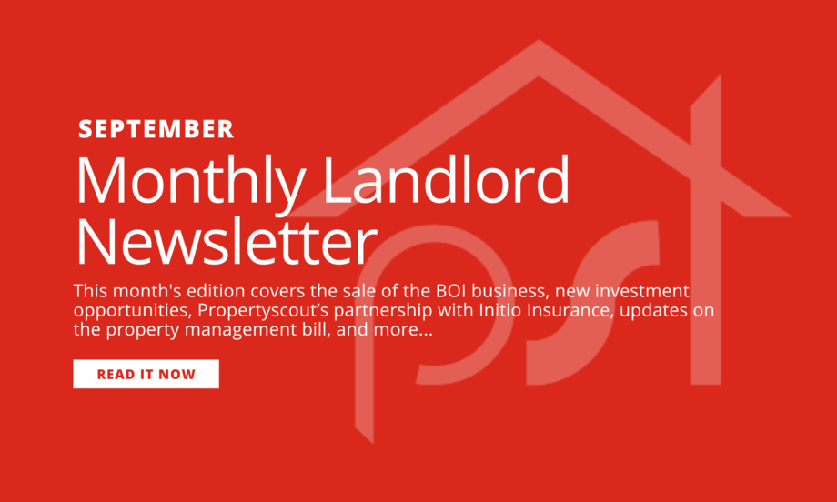 Propertyscouts Monthly Landlord Newsletter - September 2023
