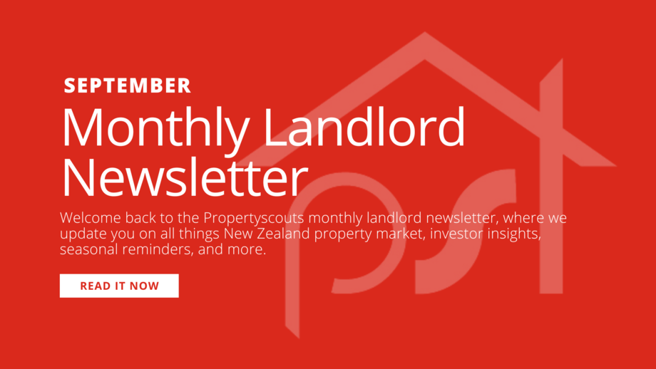 Propertyscouts Monthly landlord Newsletter - SEPTEMBER