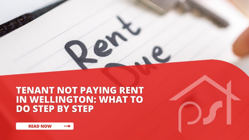 What can a Wellington landlord do when a tenant stops paying rent?