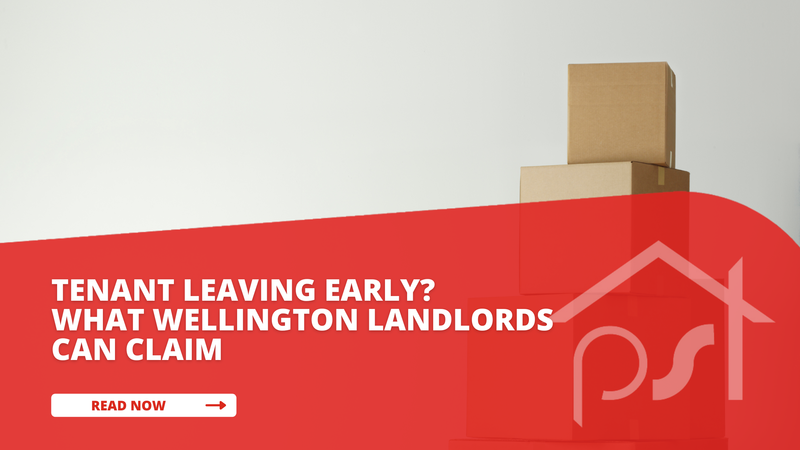 What can a Wellington landlord claim when a tenant leaves a fixed-term tenancy early?