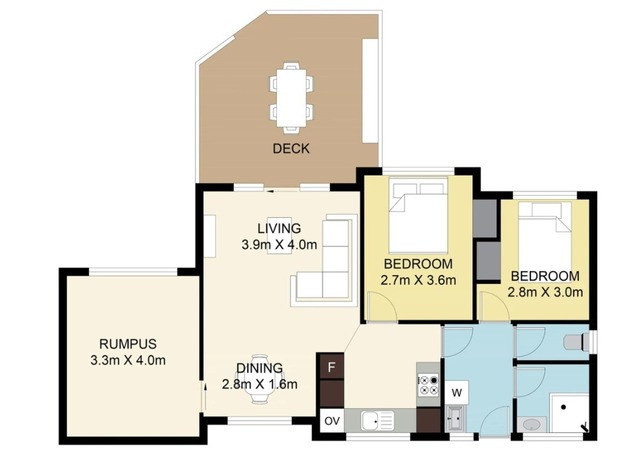 2 bedrooms plus an extra room plus cat friendly?!
