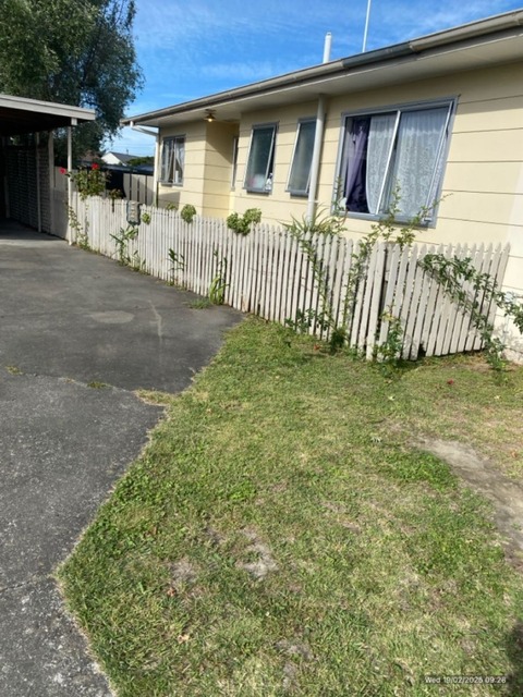 Sunny rear section on Flaxmere Ave