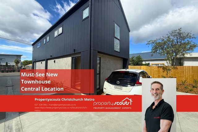 Modern 2-Bed, 2-Bath Townhouse in the Heart of Christchurch – Stylish, Sunny & Super Convenient