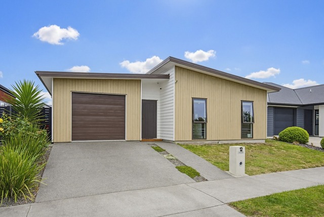 Fantastic three-bed, two-bath, four-year-old home in central Ōtaki